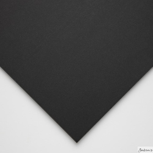 Crescent art foam board black - art,