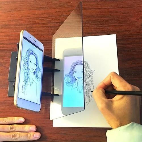 Portable optical drawing board - drawing,