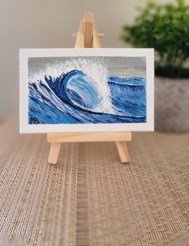 Seascape acrylic painting - acrylic,