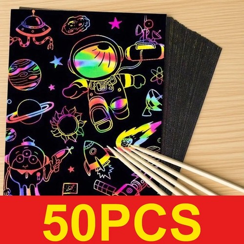 Sheets scratch art - sheets, paper