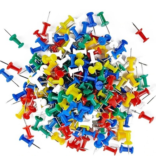 Colours push pins art - colours,