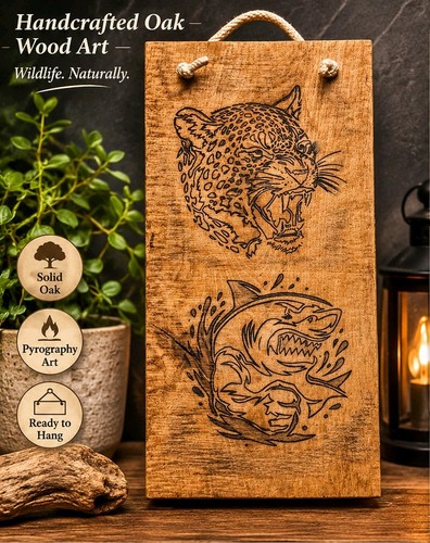 Handmade oak board with - handmade,, art