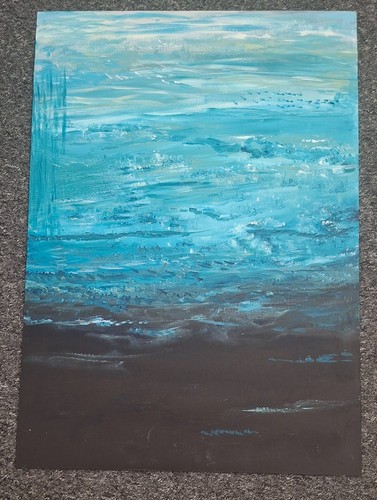 Acrylic canvas board - on,