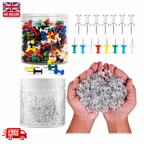100 colours push - push, pins