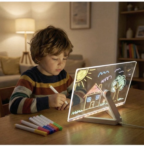 Kids led art drawing board - art,