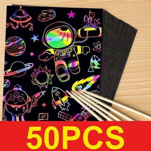 Sheets scratch art paper - sheets,