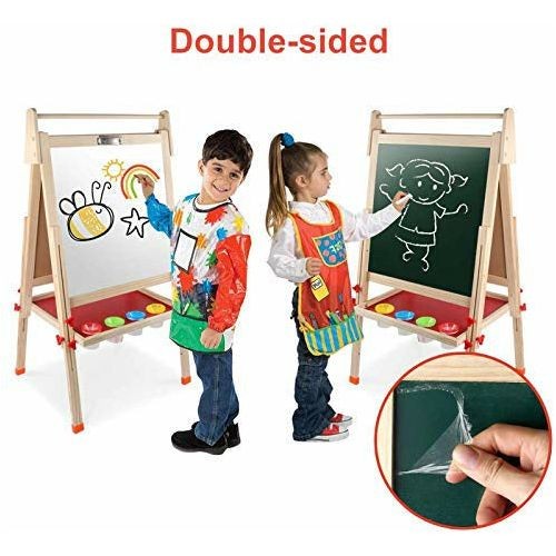 Kids easel wooden 1 - wooden,