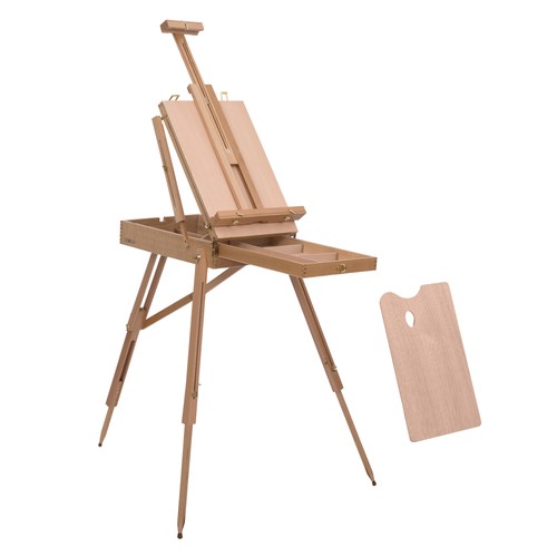 Homcom tripod art easel wooden - easel,