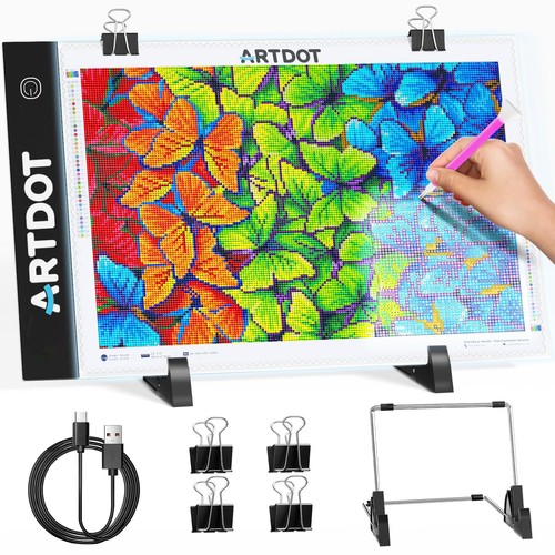 Led light pad for diamond - pad,