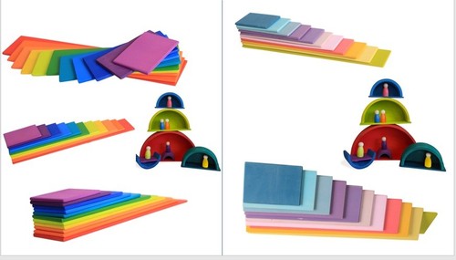 Set wooden stacking - set,