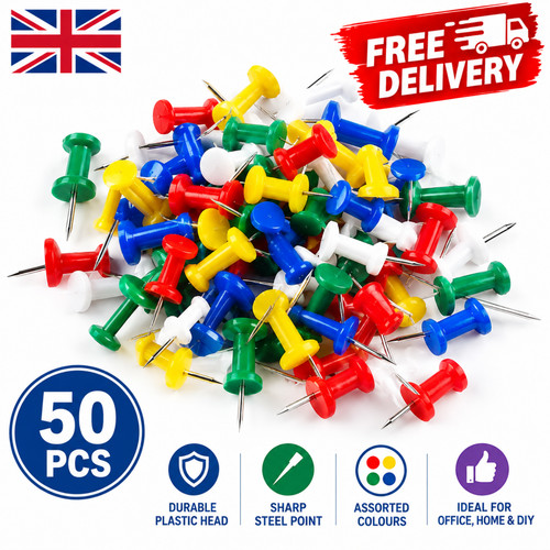 Colours push pins - colours, art