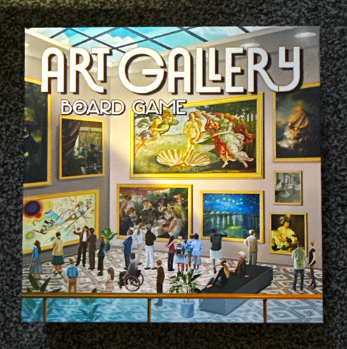 Art gallery board game - gallery,