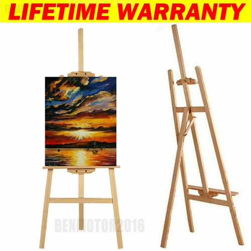 Studio wooden easel - wooden,